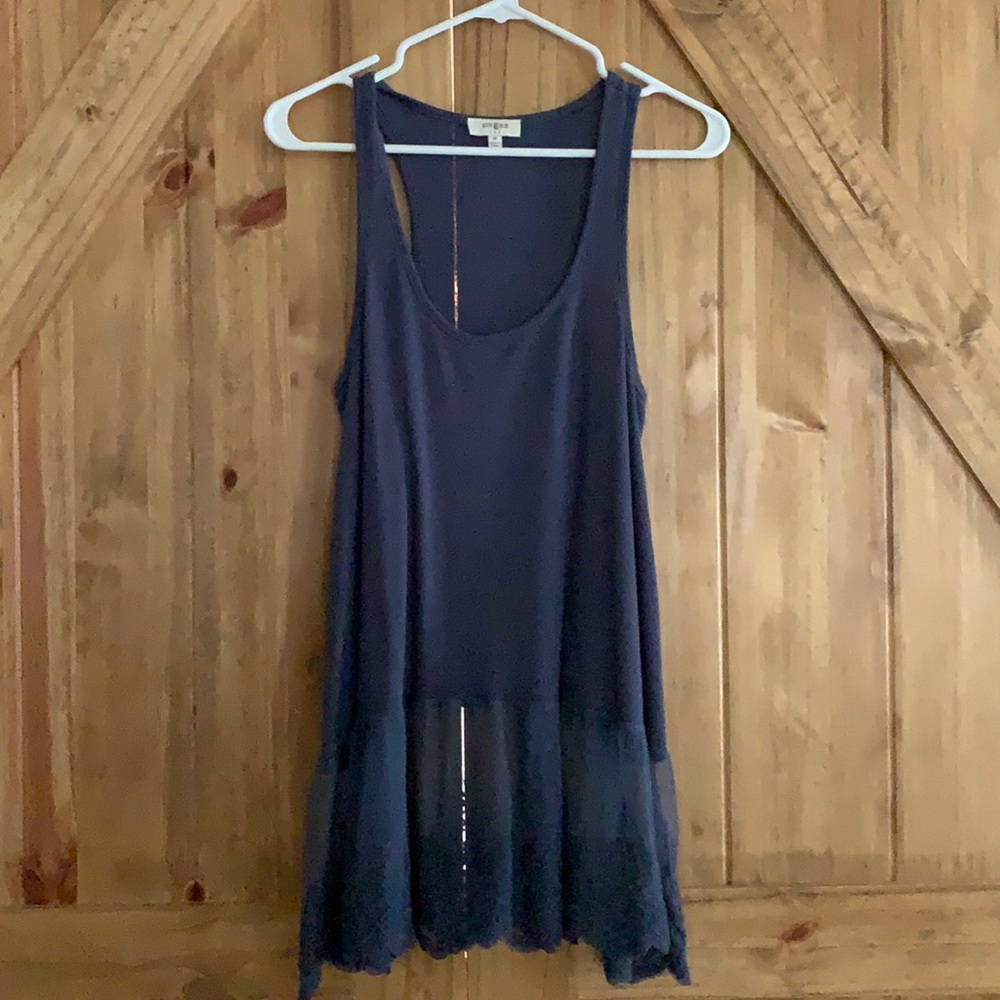 Blue Tank Top